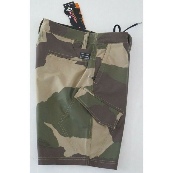 Volcom A3232100 Men's Sz 29 Camouflage Country Days Hybrid Boardshorts $70 - Picture 5 of 6